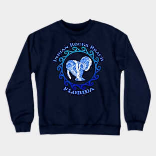 Indian Rocks Beach Florida Vacation Tribal Manatees Crewneck Sweatshirt